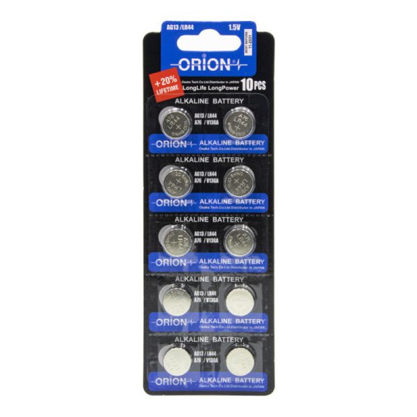 باتری سکه ای آلکالاین مدل AG13