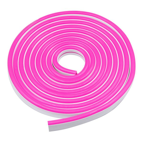 ریسه نئون فلکسی صورتی یک متری