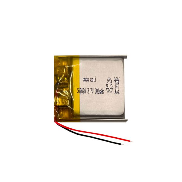 باتری لیتیوم پلیمر 3.7v ظرفیت 300mA ابعاد 502020