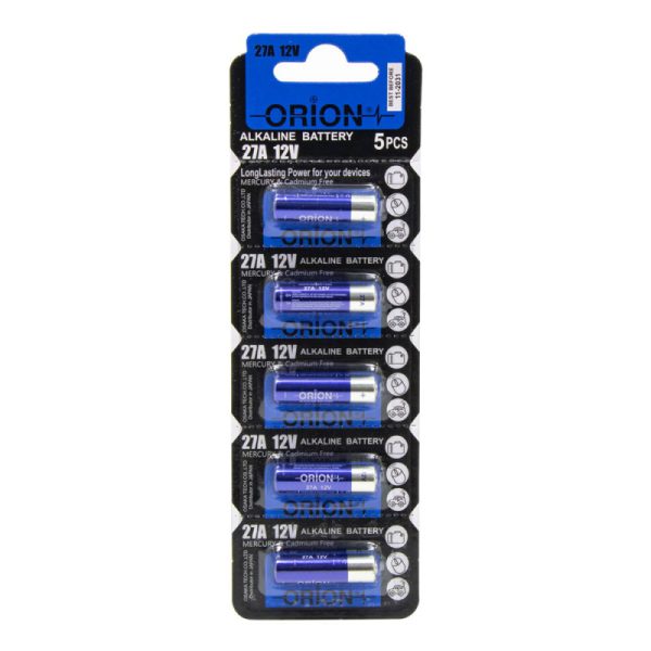 باتری قلمی 12 ولت، آلکالاین، کد 27A