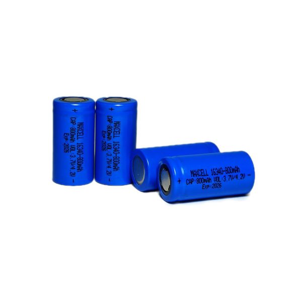 باتری لیتیوم یون 3.7v سایز 16340 850mAh Moricell