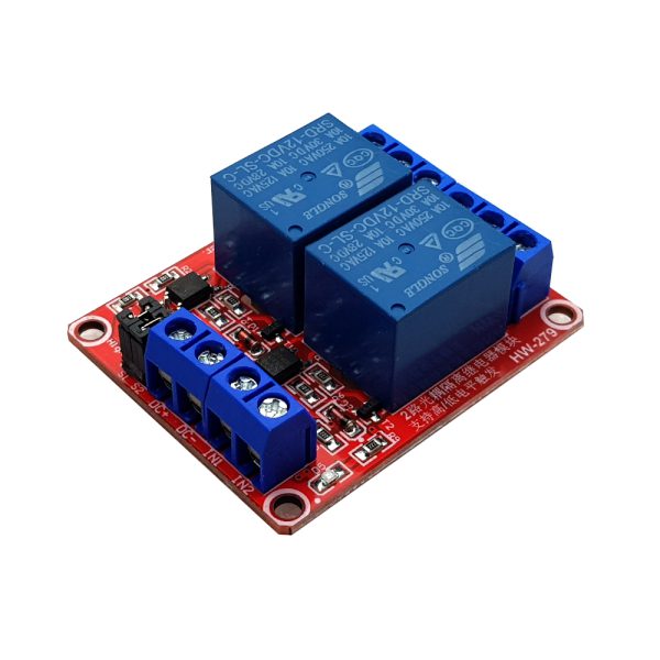 ماژول رله دو کانال 12 ولت