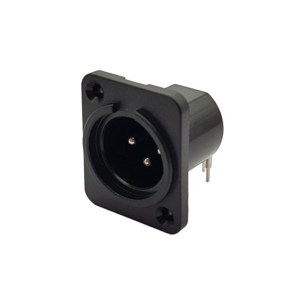 فیش کنون XLR نری رو پنلی پایه روبردی